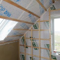 Isolatie luchtdichtheid cellulose