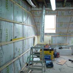 Isolatie luchtdichtheid cellulose